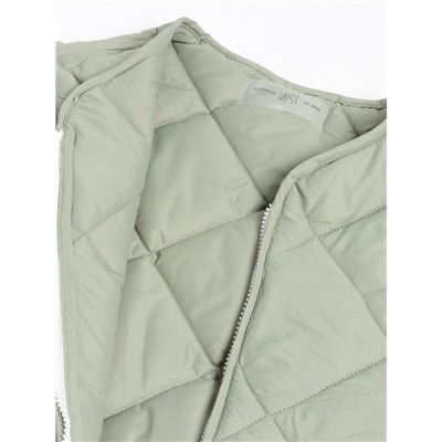 Жилет стёганый женский демисезонный MIST, размер 42, зелёный
