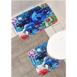 Коврик для ванны и туалета 2шт #23103925