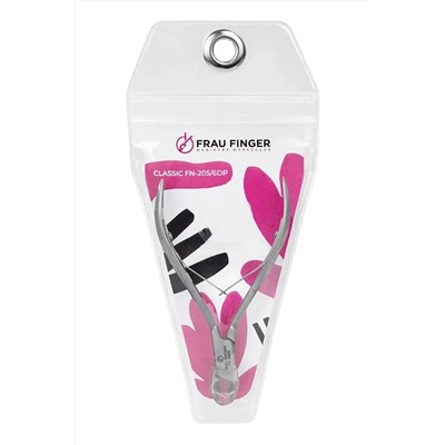Frau Finger Кусачки маникюрные для кутикулы / Classic FN-205/6DP, двойная пружина, ручная заточка, 6 мм KRISTALLER, 1110278