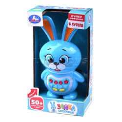 Зайчик сказочник Сутеев В. (50 песен, сказок и фраз, свет. на бат.) в коробке