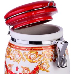 30774 Банка для сыпучих продуктов 930мл Романтика доломит LR (х24)