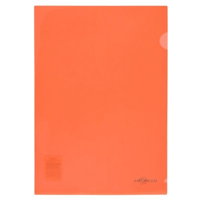 Папка-уголок (плотная) 180мкр красная PU7018R inФОРМАТ