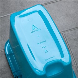 Ведро хозяйственно прямоугольное со сливом, 9.5 л, пластик, МИКС