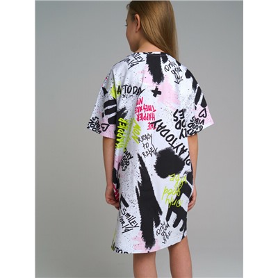 Фуфайка трикотажная для девочек (футболка удлиненная)