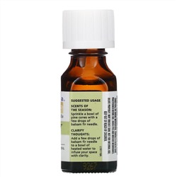 Aura Cacia, 100% чистое эфирное масло, хвоя пихты бальзамической, 15 мл (0,5 жидк. унции)