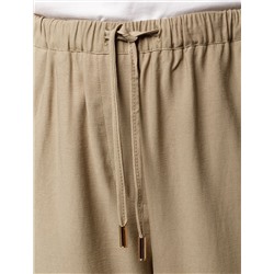 Свободные брюки из плотного лиоцелла на резинке