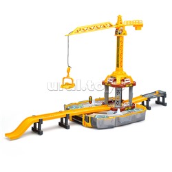 Парковка "Приключения на стройке" (38 предметов) в коробке