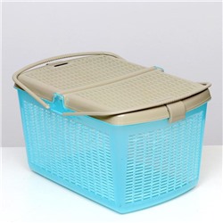 Корзина 47×36×27.5 см, бирюзовый