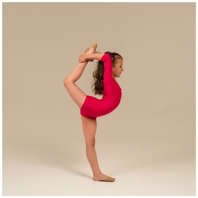 Купальник для гимнастики и танцев Grace Dance, р. 34, цвет малина