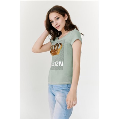 Футболка 8042 (Оливковый)