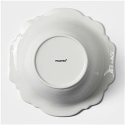 Салатник Magistro «Сюита», 800 мл, d=20.5 см, фарфор, белый