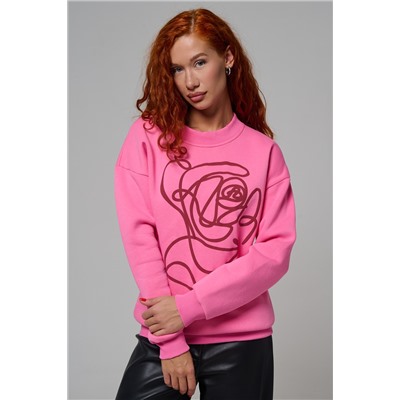 8577 женский свитшот оверсайз