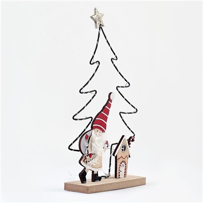 Декор с подсветкой «Ёлка» 20×6×20.5 см