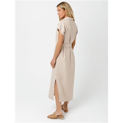 Платье-рубашка из плотного лиоцелла