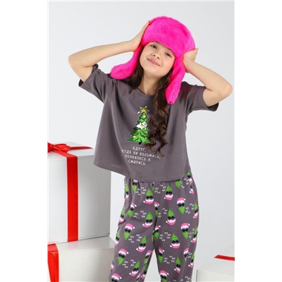 Костюм для девочки Стар-1 (Серый)