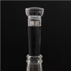 Набор для вина Доляна Crystal wine, 2 предмета: пробка, аэратор