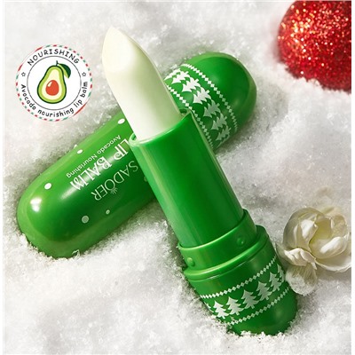 Бальзам для губ Новогодний Sadoer с АВОКАДО, 3,8 гр.