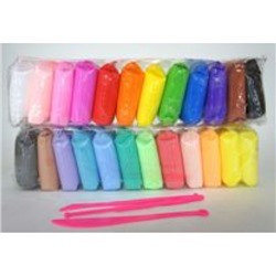 Пластилин супер легкий  24цв 170 гр. 5656-24