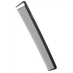 Dewal Расческа рабочая для волос JF-0012, пластик, серый, 20 см 2007