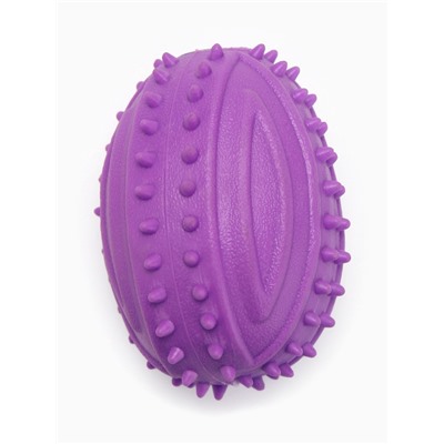 Жевательная игрушка для собак «Граната», 10 см, TPR, фиолетовая