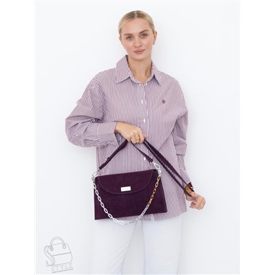 Сумка женская кожаная 98214-3MSS purple Velina Fabbiano-Safenta в Новосибирске