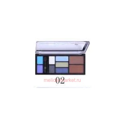 Farres cosmetic Тени для век  9 цветов, матовые тон 02 1106 (срок до 10.22)