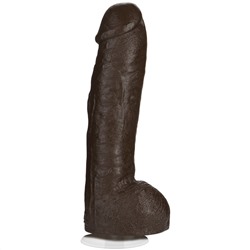 Коричневый фаллоимитатор BAM Huge 13  Realistic Cock - 31 см.