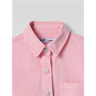 РУБАШКА ДЖИНСОВАЯ ДЛЯ ДЕВОЧЕК 2026-1DJG1002-9p