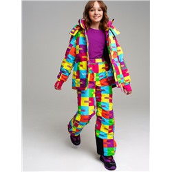 Комплект текстильный с полиуретановым покрытием для девочек: куртка, брюки