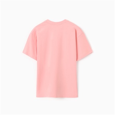 Футболка женская MINAKU, розовая, размер 42-44