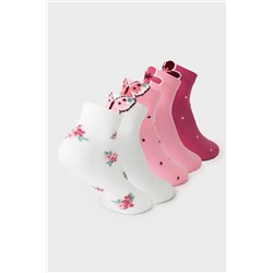 Носки трикотажные для девочек, 5 пар в комплекте PLAYTODAY, 1239795