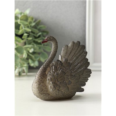 Фигурка для чайной церемонии «Белая лебедь», меняет цвет, 11×10×8 см