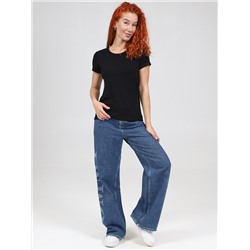 Макраме - футболка черный