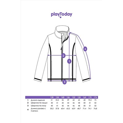 Толстовка PLAYTODAY, 1049510