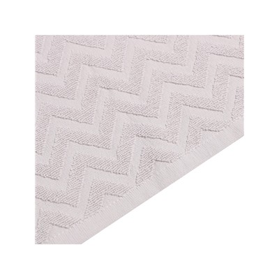 Полотенце махровое LoveLife Zig-Zag, 50×90 см, цвет пыльно-лавандовый, 100% хл, 450 г/м²