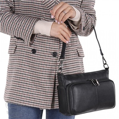 Сумка женская кожаная 8200VG black Vitelli Grassi