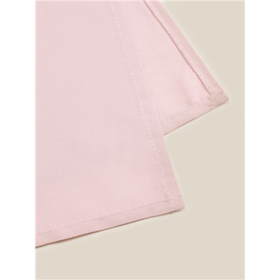 Простыня на резинке 1.5-спальная SL Home, 140×200+30 см, розовая, модал