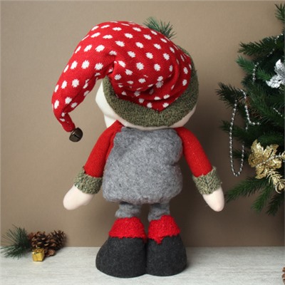 Новогоднее украшение Дед мороз на телескопических ножках 46/79 см / NY202110 /уп 24/