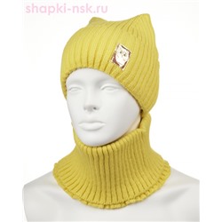 17-6-L Комплект флис (колпак+снуд) (50-54)