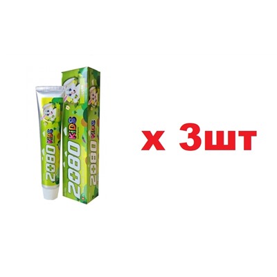 KeraSys Паста зубная Детская Яблоко 80гр 3шт