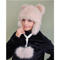 Шапка с ушками