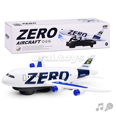 Самолет "Боинг" с подсветкой, в коробке