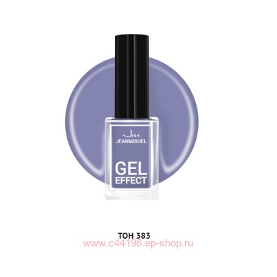 JEANMISHEL Лак Nude collection с эффектом геля тон 383 сине-сиреневый 12мл