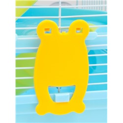 Клетка для грызунов «Пижон», двухэтажная с наполнением 31×24×40 см, голубая