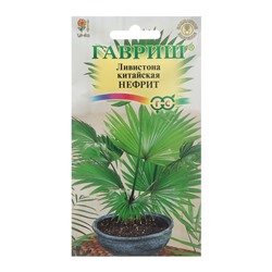 Семена комнатных цветов Ливистона "Нефрит", ц/п,  3 шт.