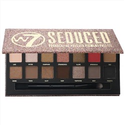 W7, Seduced, палетка провокационных прессованных пигментированных теней, 11,2 г (0,39 унции)