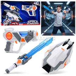 Набор оружия "Звездный шпион" (свет, звук) на батарейках, в коробке