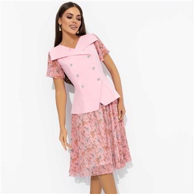 Костюм с юбкой комбинированный, Сияние уверенности (2 в 1)