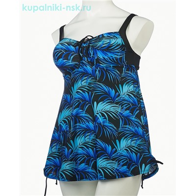 106 Купальник раздельный платье (58-66)