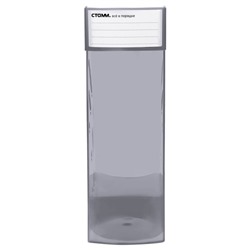 Лоток для бумаг вертикальный  95 мм Эксперт тонированный серый ЛТВ-30862 Стамм